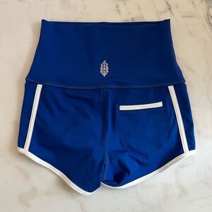 FP Movement by Free People Sapphire Skies Combo Island Time Short Blue White